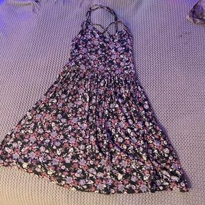 Black floral Maxi Dress